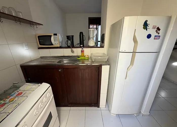 Flatmarazul Lindos Apartamentos Privativo com cozinha